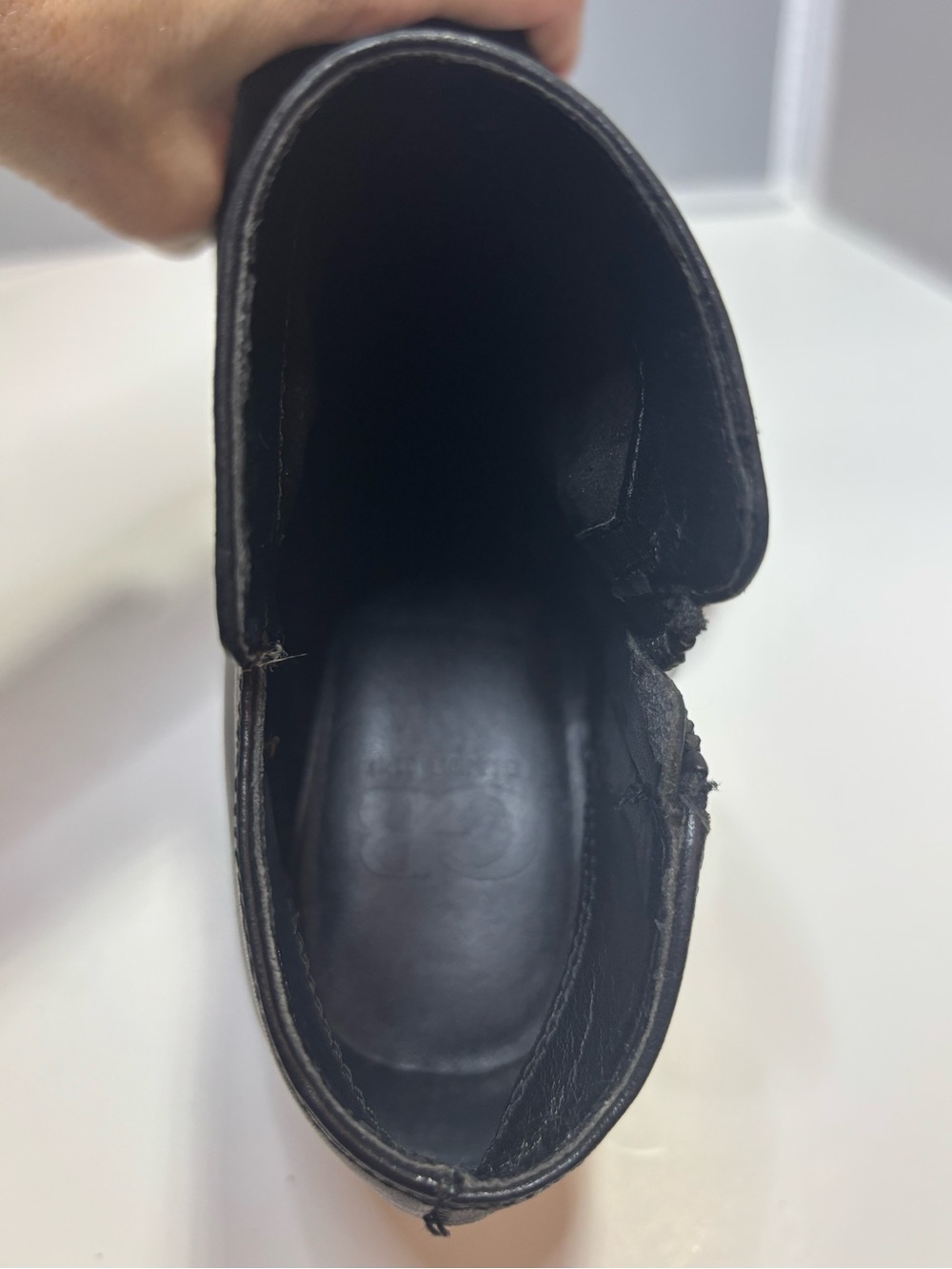 Gianni Bini women's size 6.5 black chunky heel booties - Picture 10 of 10